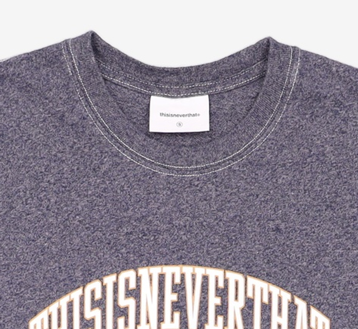 디스이즈네버댓(THISISNEVERTHAT) Color Heathered Tee Navy S