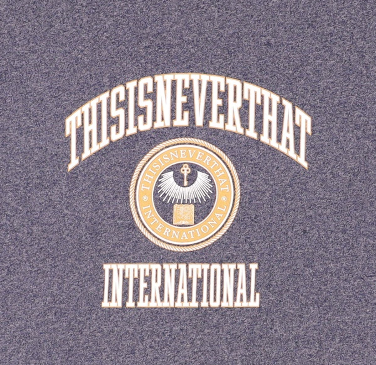 디스이즈네버댓(THISISNEVERTHAT) Color Heathered Tee Navy S