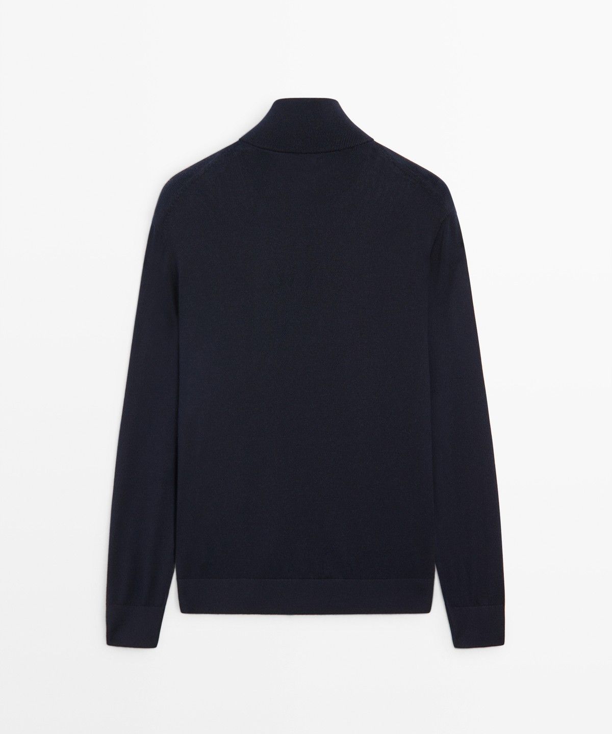 마시모두띠(MASSIMO DUTTI) 메리노 울 블렌드 집업 니트 가디건