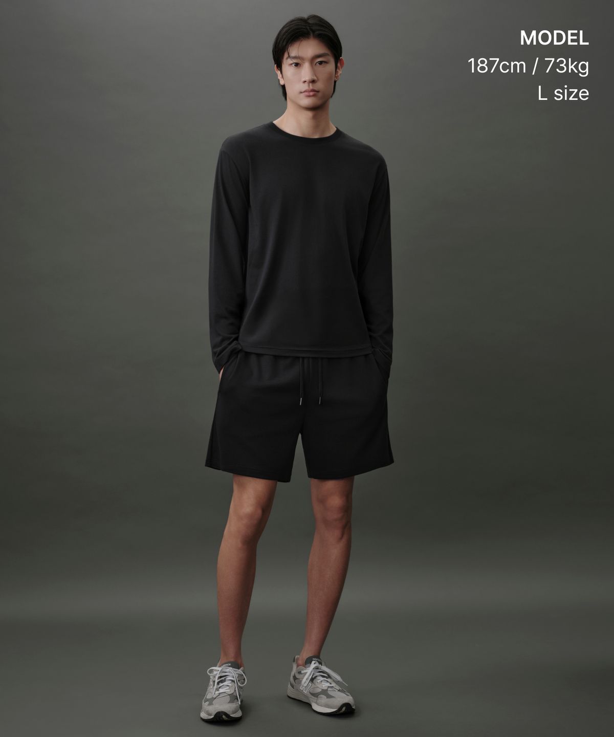무신사 스탠다드(MUSINSA STANDARD) [리커버리] 레귤러 핏 5부 쇼츠 [블랙]