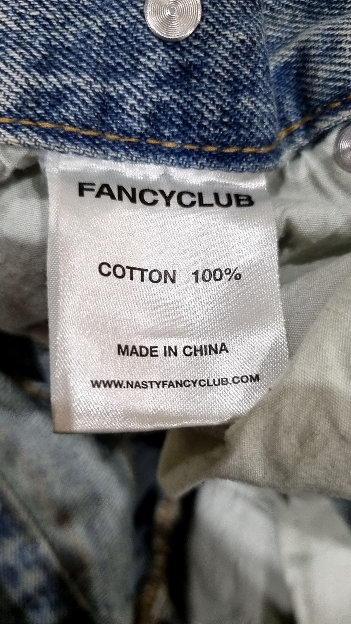 팬시클럽(FANCY CLUB) 청/데님 팬츠 2