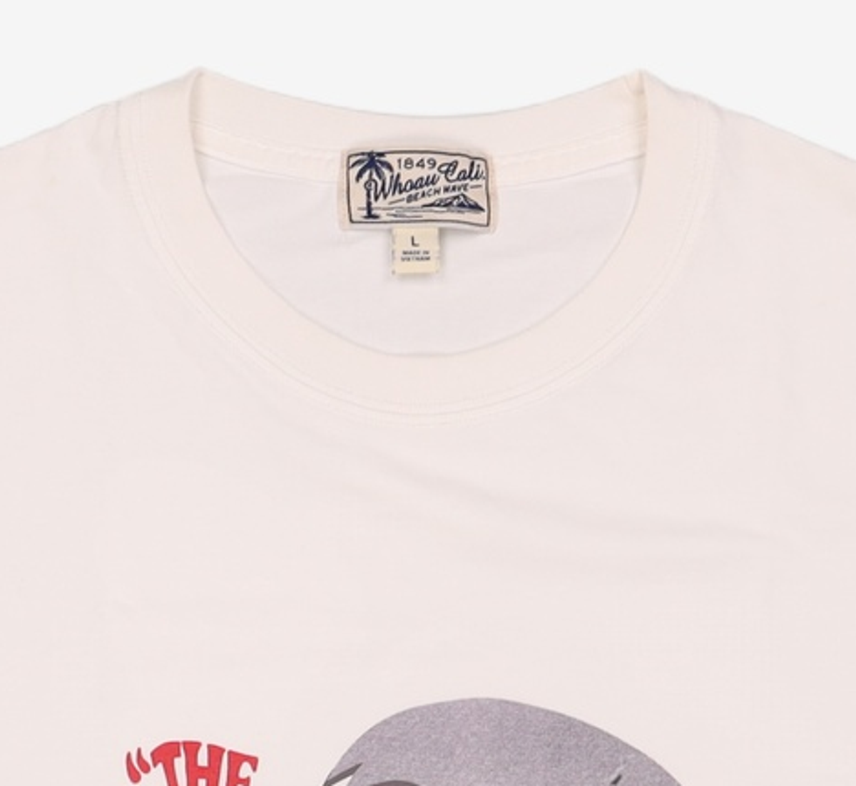 후아유(WHO.A.U) Surfing Photographic T-Shirt / WHRPE2622M L