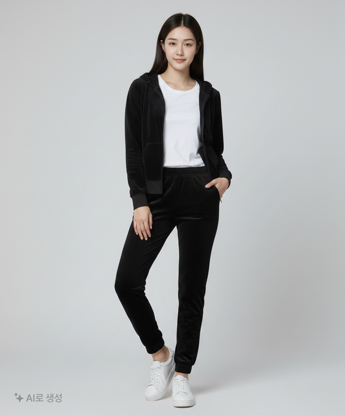 쥬시 꾸뛰르(JUICY COUTURE) 후드 집업 S