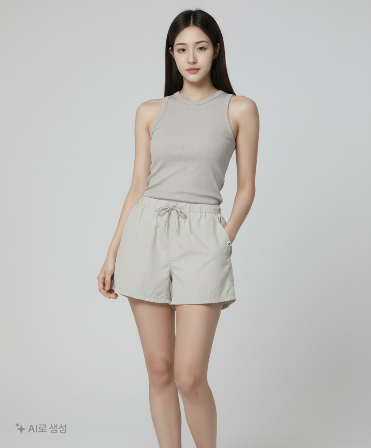 어반디타입(URBANDTYPE) SET032_아노락 쓰리피스 풀 셋업 _민트그레이 M