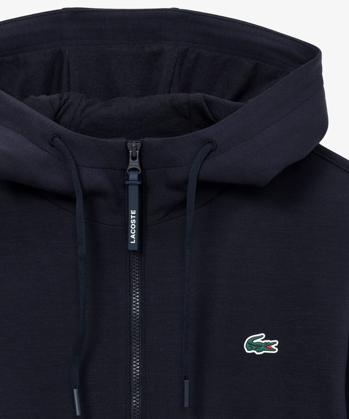 라코스테(LACOSTE) 여성 소프트저지 후드 풀집업 스웻셔츠 SF942E-56N HDE