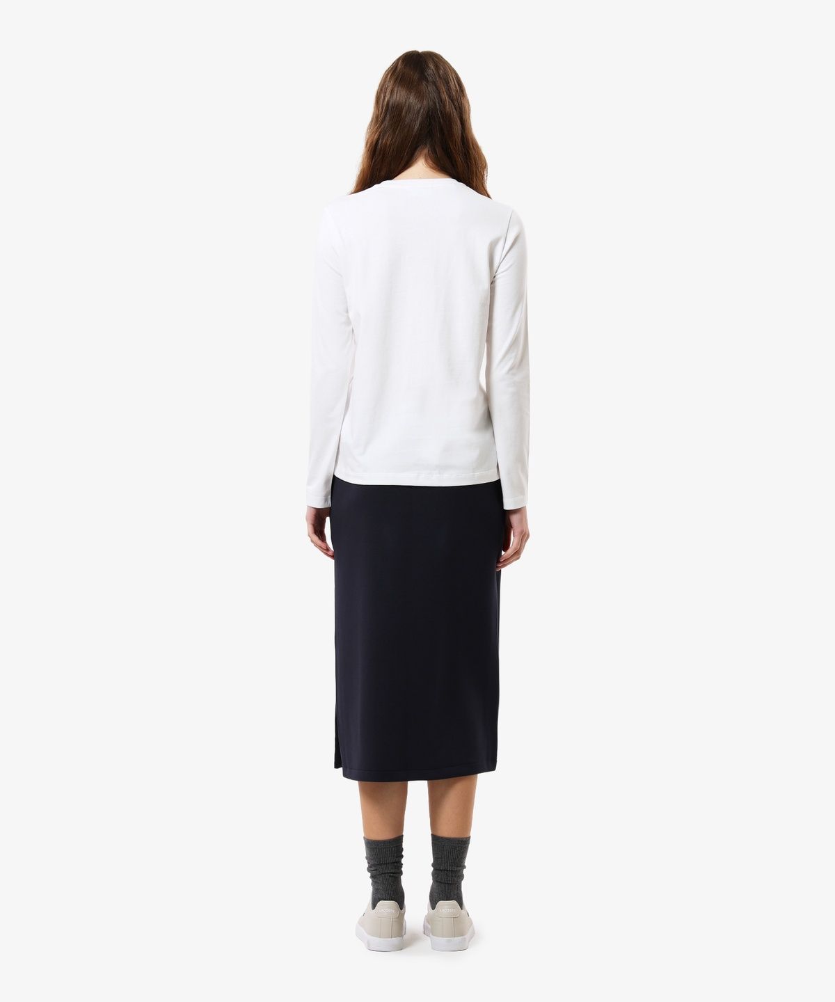 라코스테(LACOSTE) 여성 소프트저지 스커트 JF233E-56N HDE