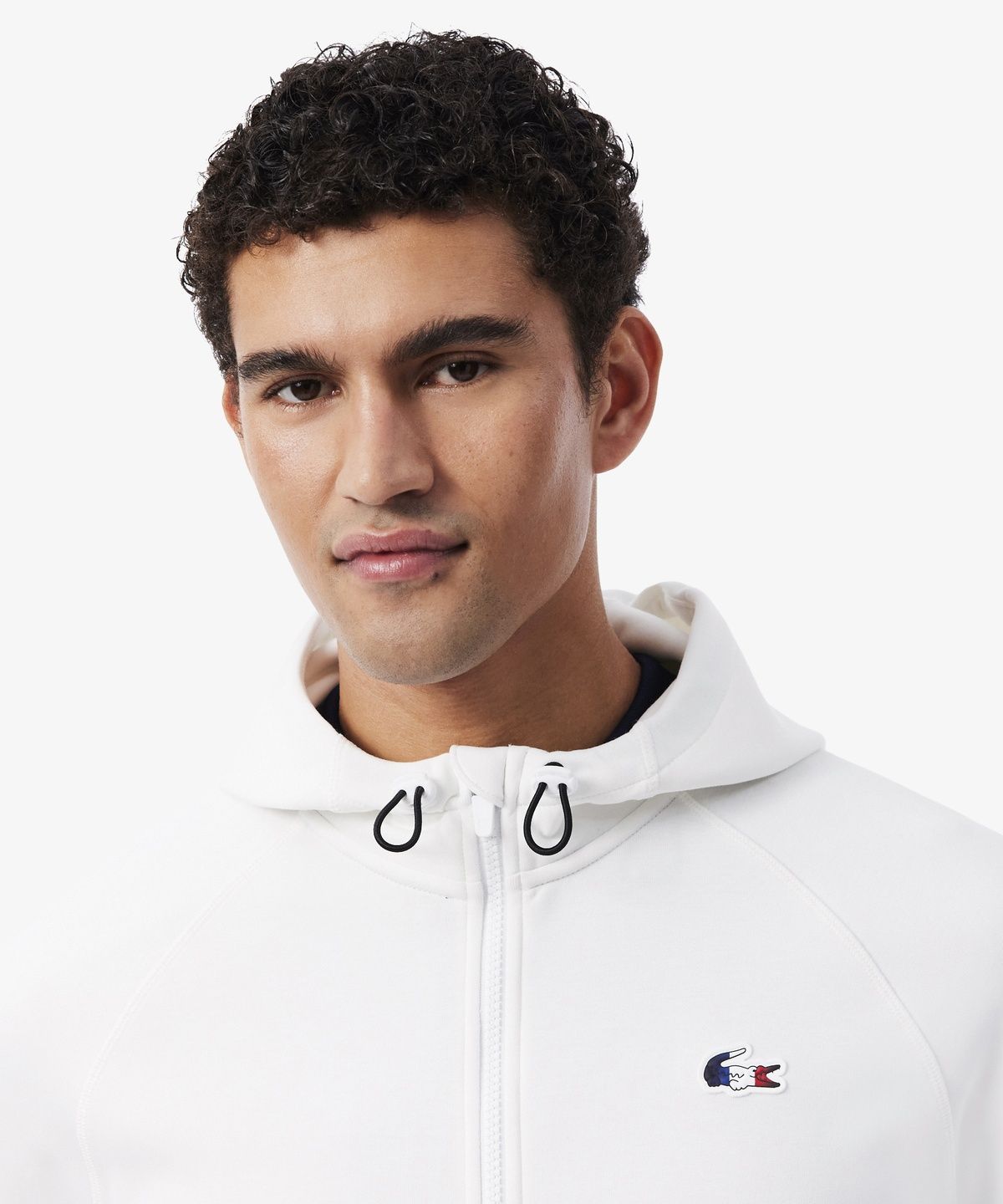 라코스테(LACOSTE) 남성 테니스 프렌치 후드 집업 스웻셔츠 SH0517-56N 001