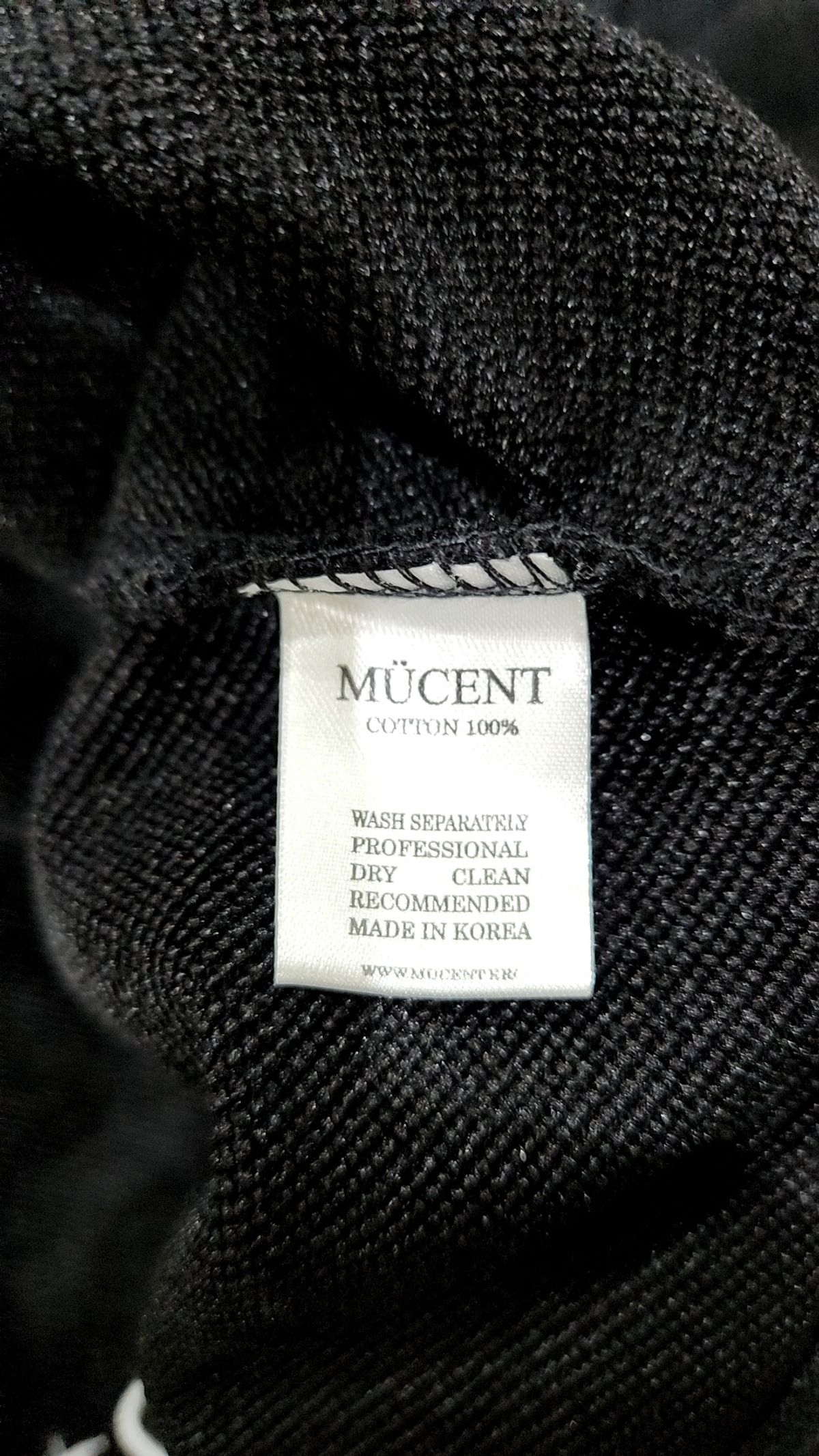 무센트(MUCENT) 후드 티셔츠 XL