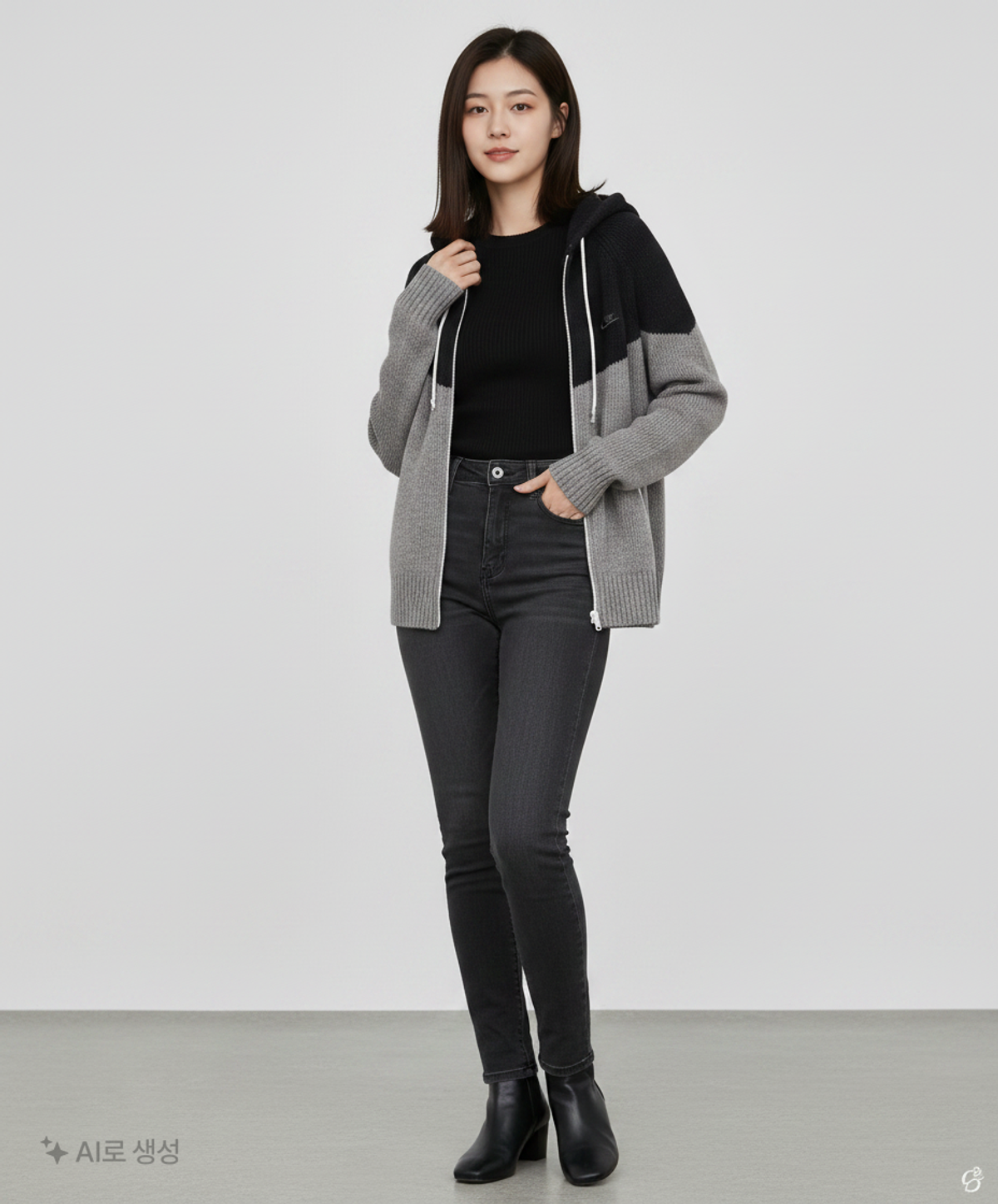 나이키(NIKE) 후드 집업 S