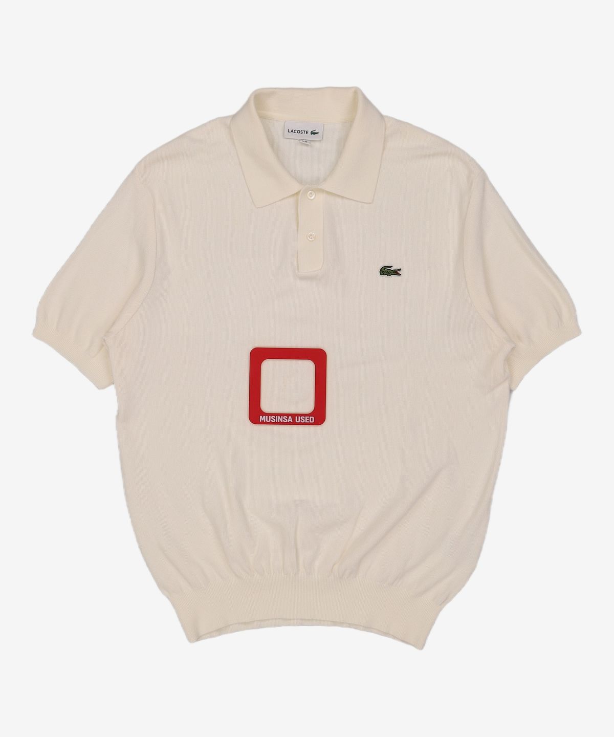 라코스테(LACOSTE) 남성 강연 피케 스웨터 폴로 [멜란크림] M