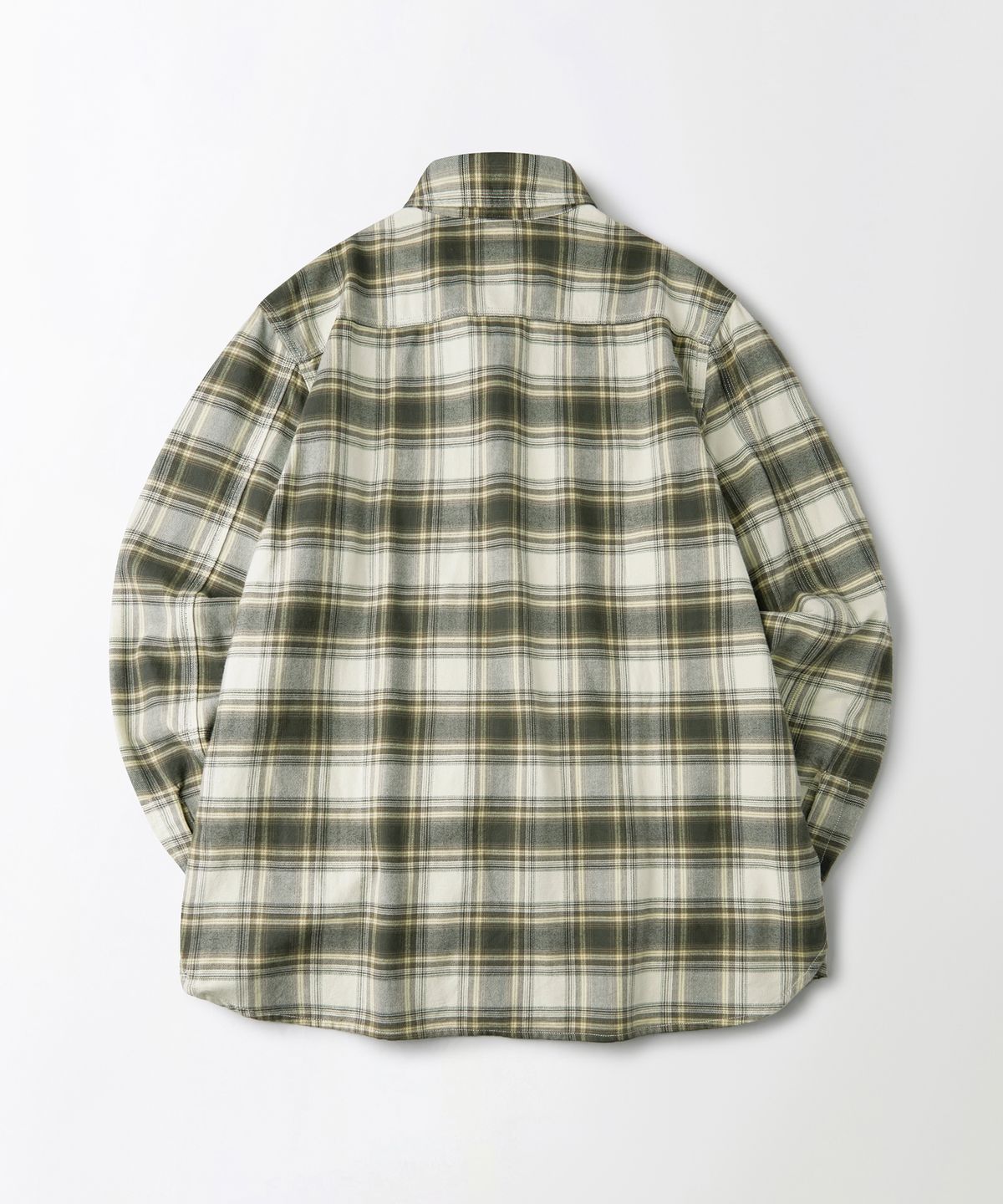 아웃스탠딩(OUTSTANDING) VINTAGE CHECK WORK SHIRT_GREEN CHECK