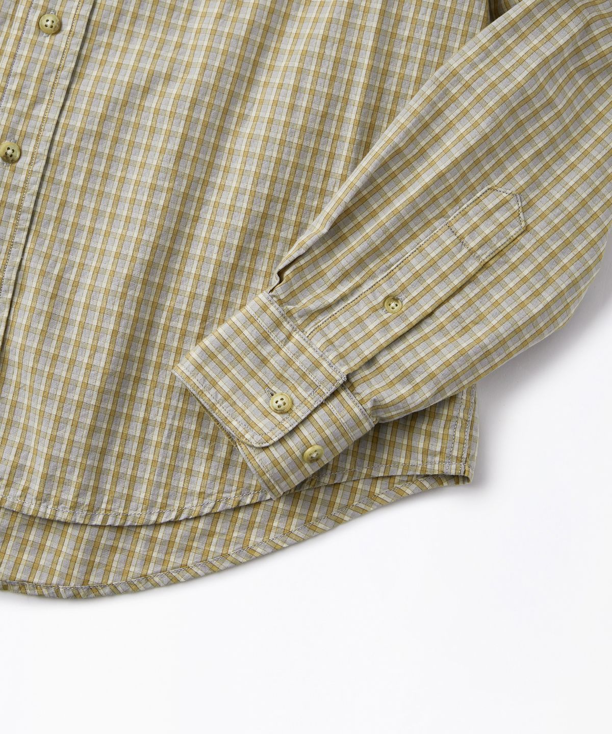 아웃스탠딩(OUTSTANDING) VINTAGE CHECK BD SHIRT_BEIGE CHECK