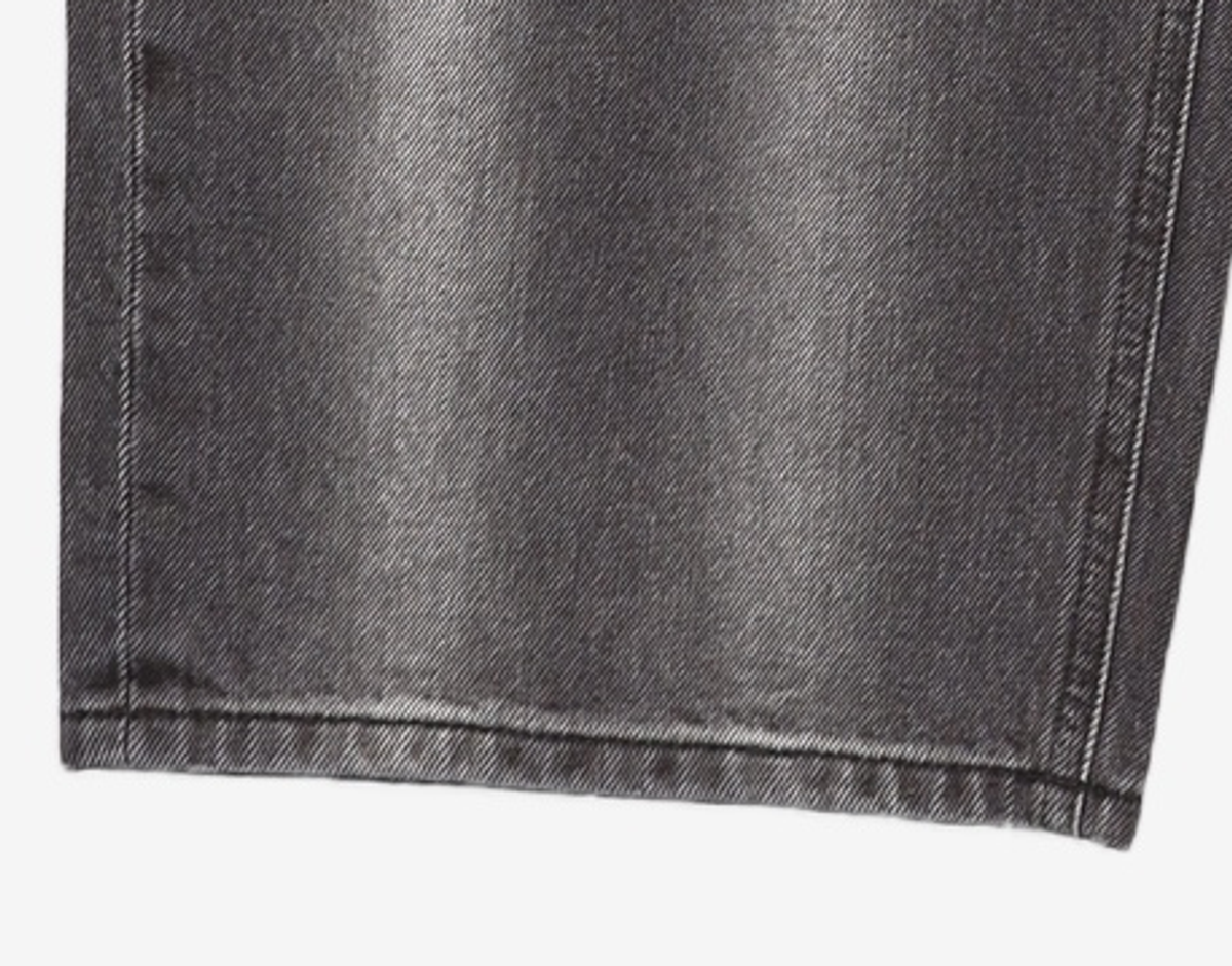 크리틱(CRITIC) Stripe Washing Denim Pants Black M