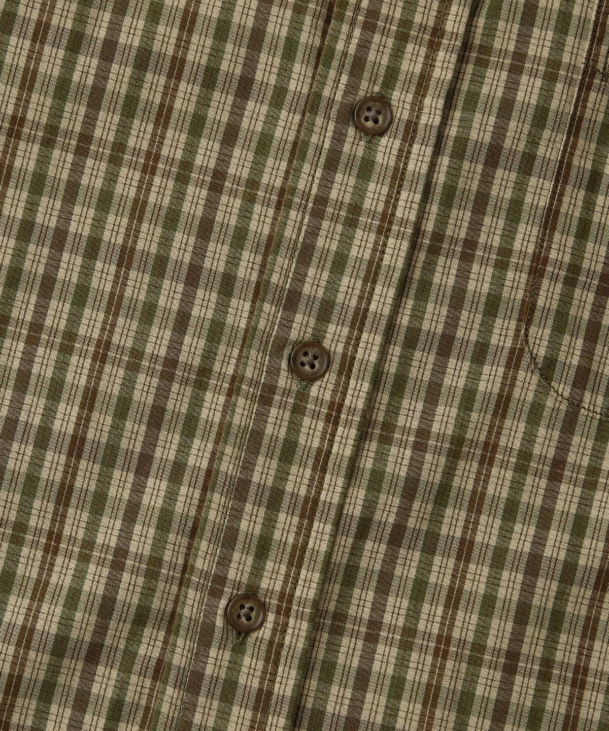 아웃스탠딩(OUTSTANDING) VINTAGE CHECK BD SHIRT_BROWN CHECK