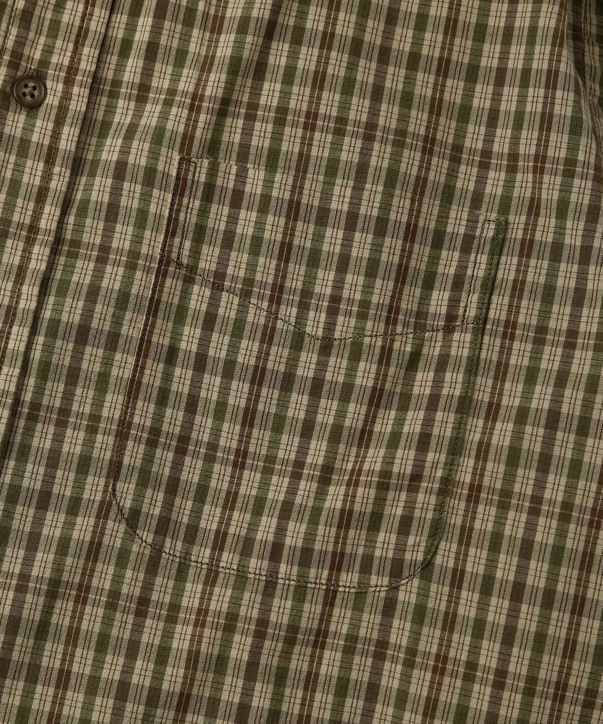 아웃스탠딩(OUTSTANDING) VINTAGE CHECK BD SHIRT_BROWN CHECK