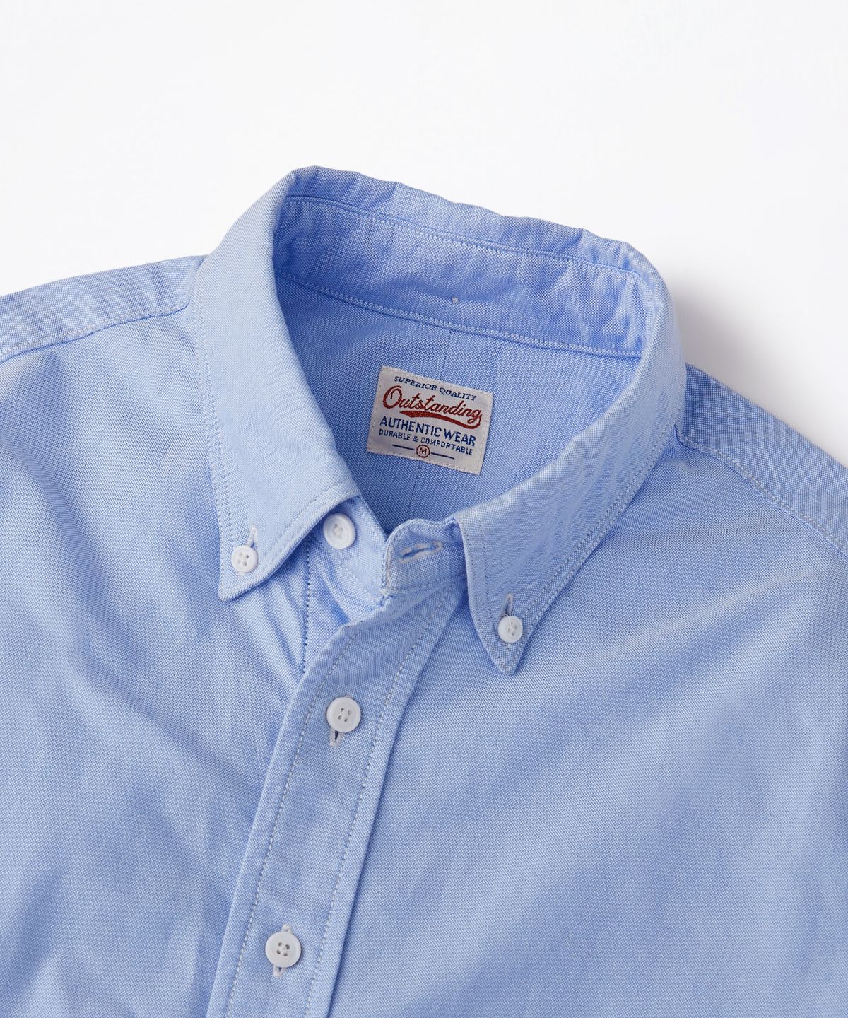 아웃스탠딩(OUTSTANDING) VINTAGE OXFORD BD SHIRT_BLUE