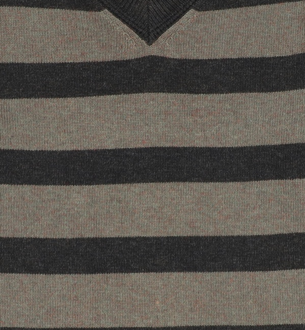 애드호크(AD HOC) 남성 루즈핏 스트라이프 브이넥 풀오버 (BLACK) 95