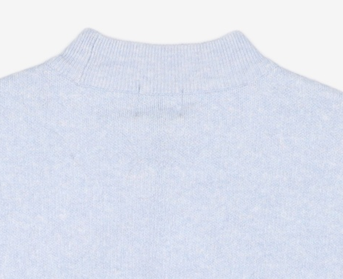 마리떼 프랑소와 저버(MARITHÉ + FRANҪOIS GIRBAUD) F/W W CLASSIC LOGO CROP KNIT sky blue OS