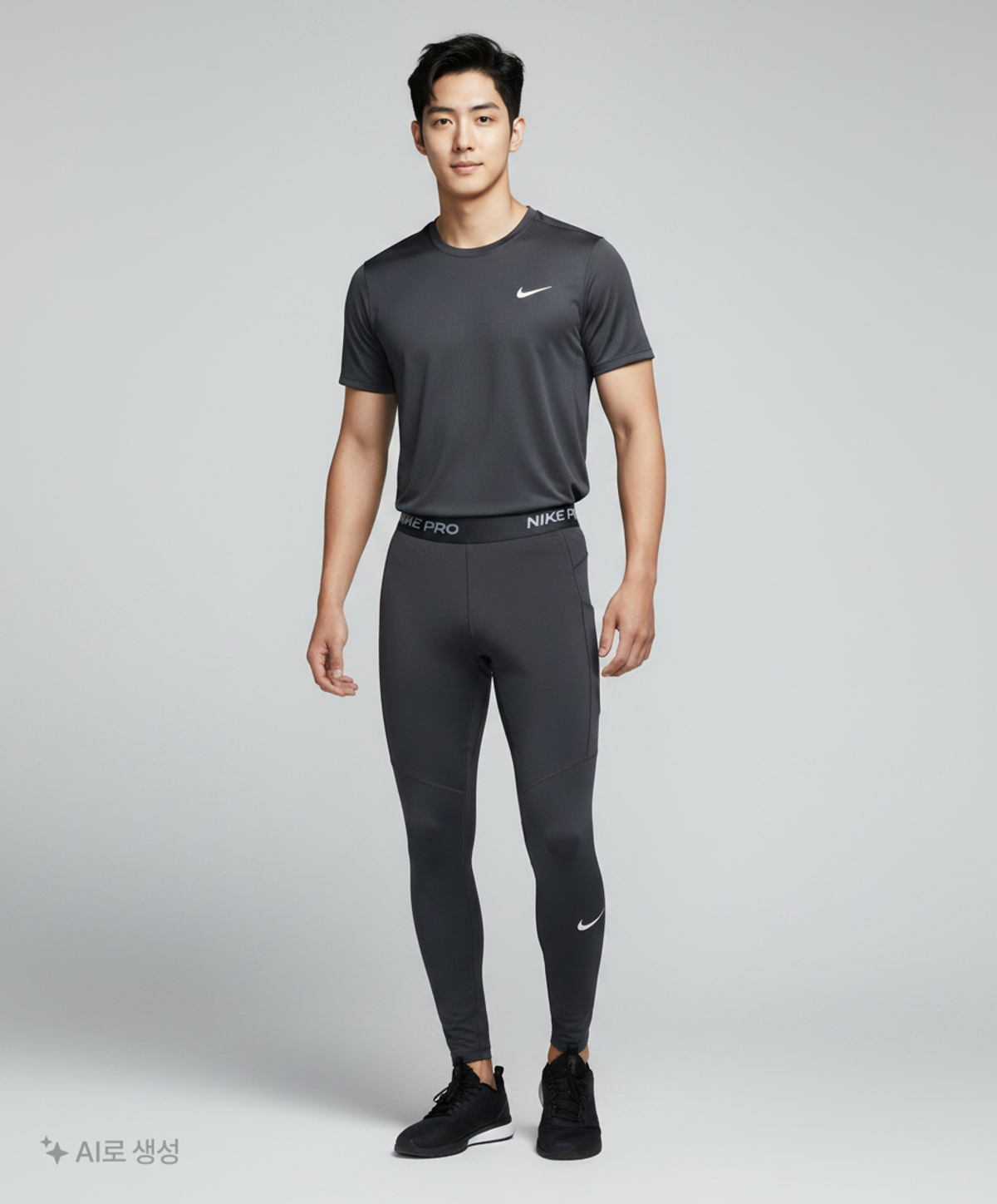 나이키(NIKE) 프로 드라이 핏 피트니스 타이츠 M - 블랙:화이트 / FB7953-010 95