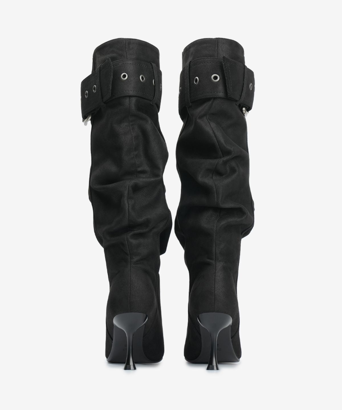이크닉(IHCNIK) 305 buckle slouchy boots  / black