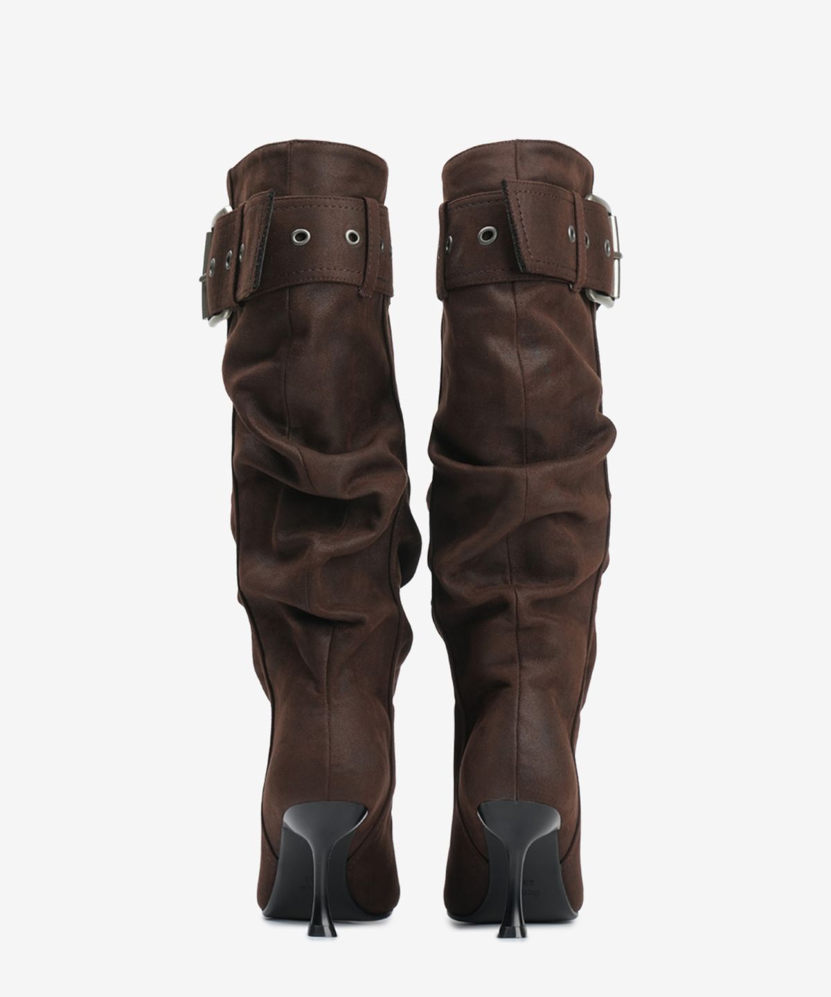이크닉(IHCNIK) 305 buckle slouchy boots  / brown