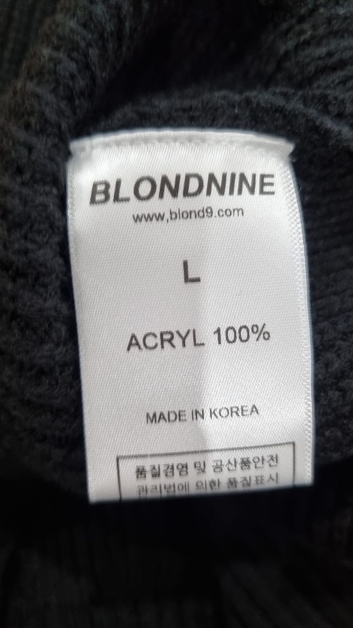 블론드나인(BLOND9) 니트/스웨터 L