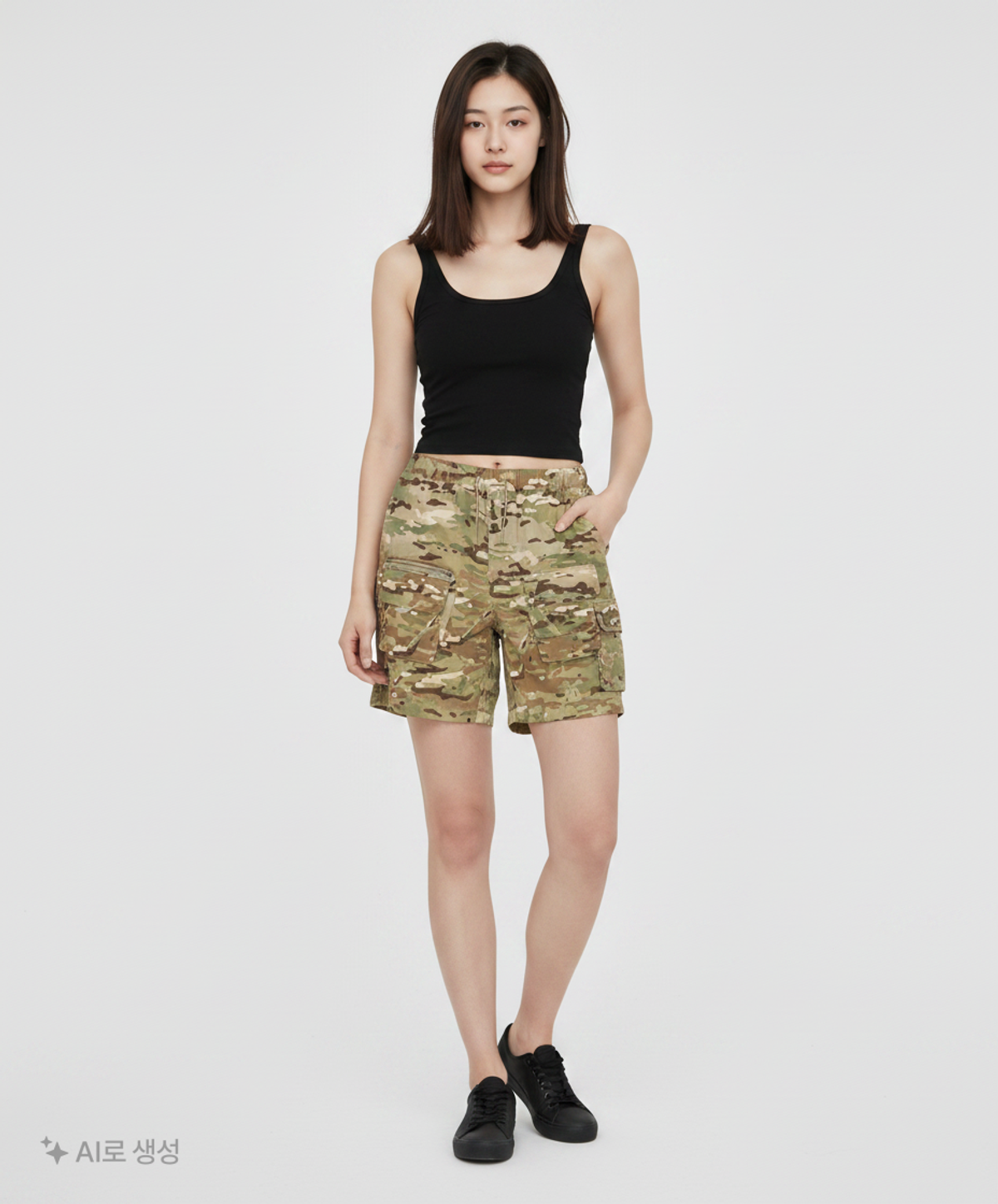 디스이즈네버댓(THISISNEVERTHAT) L-Logo Flight Short MULTICAM® M