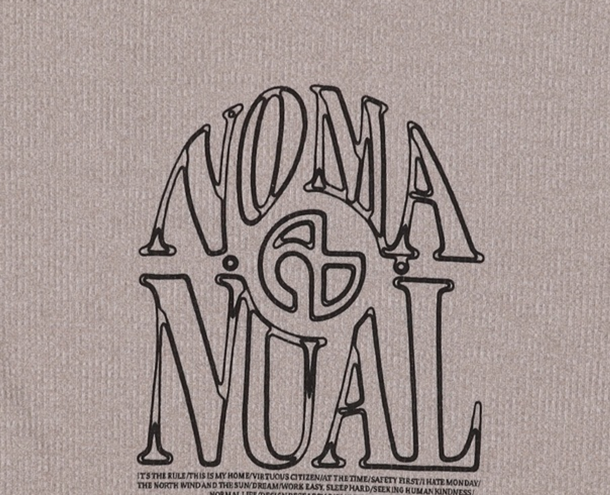 노매뉴얼(NOMANUAL) 긴소매 티셔츠 L