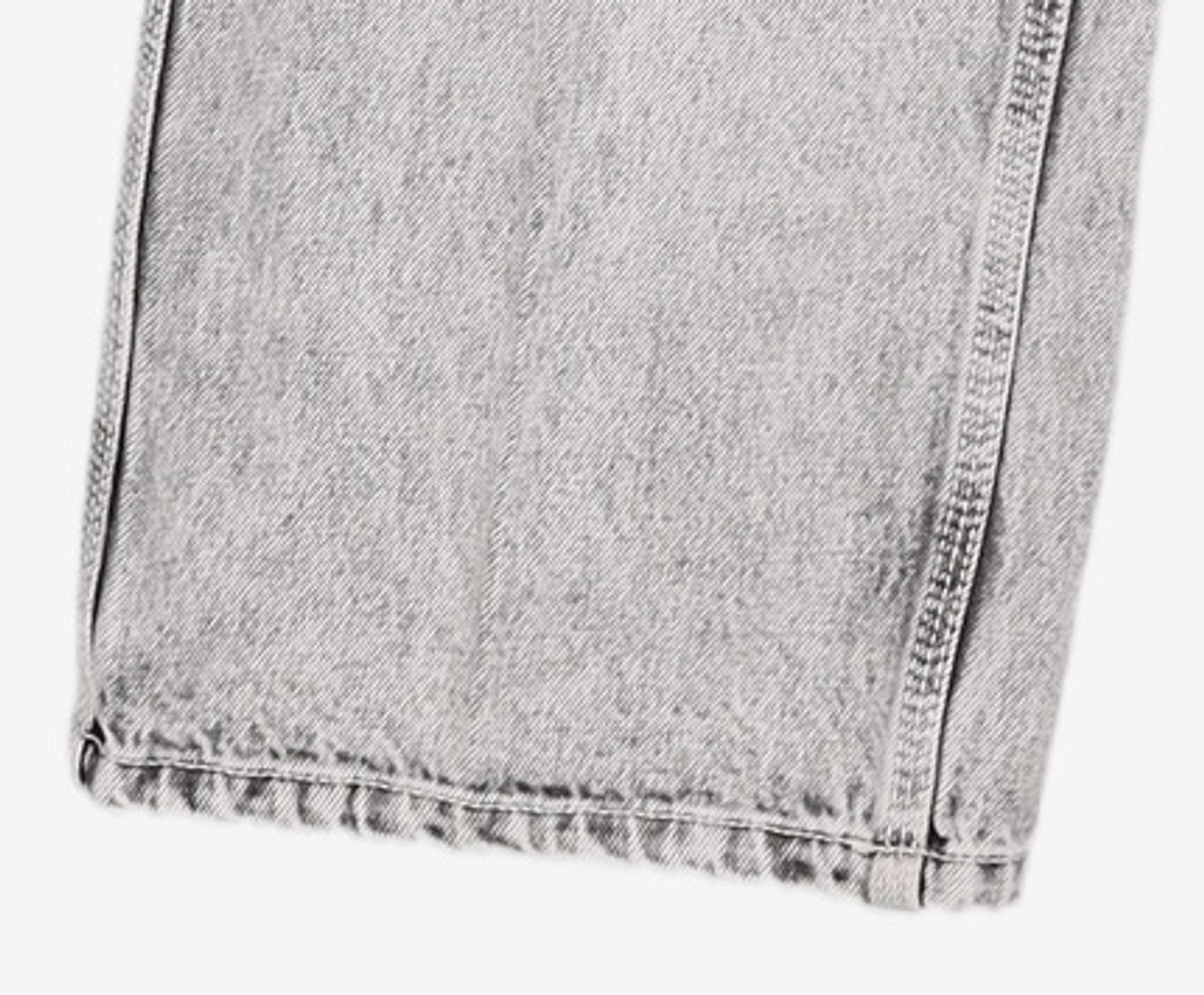 메종미네드(MAISON MINED) WHITE SPREAD CARPENTER DENIM-WHITE 46