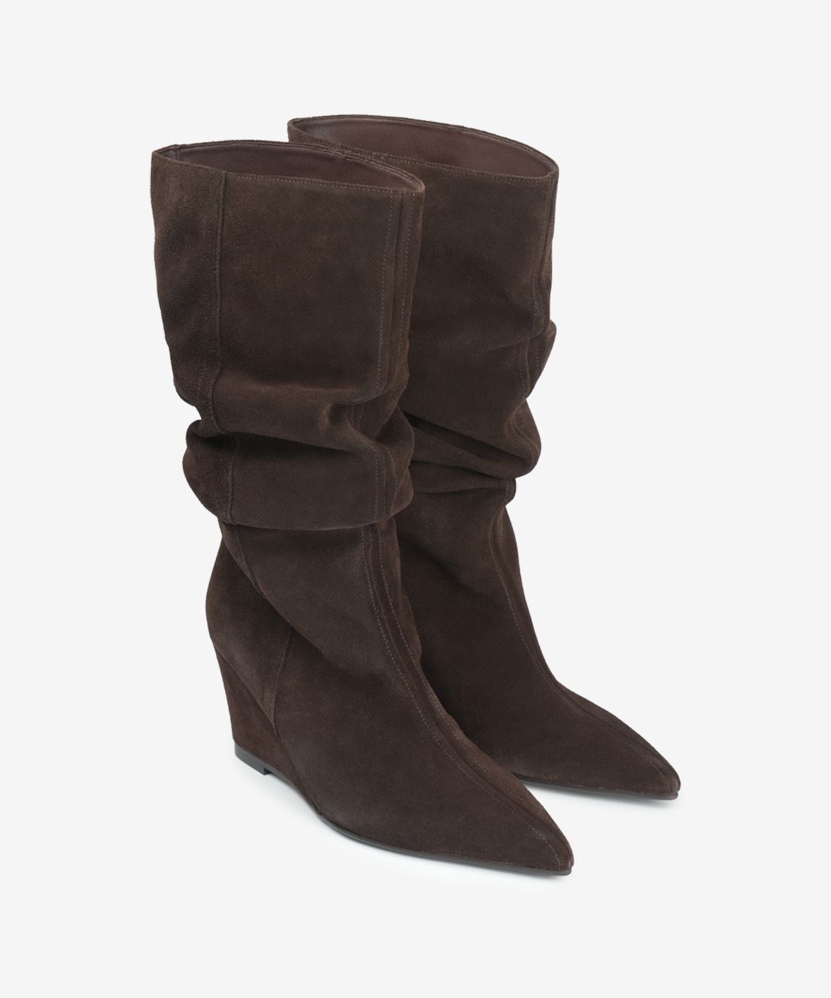 이크닉(IHCNIK) 309 fade wedge boots / brown