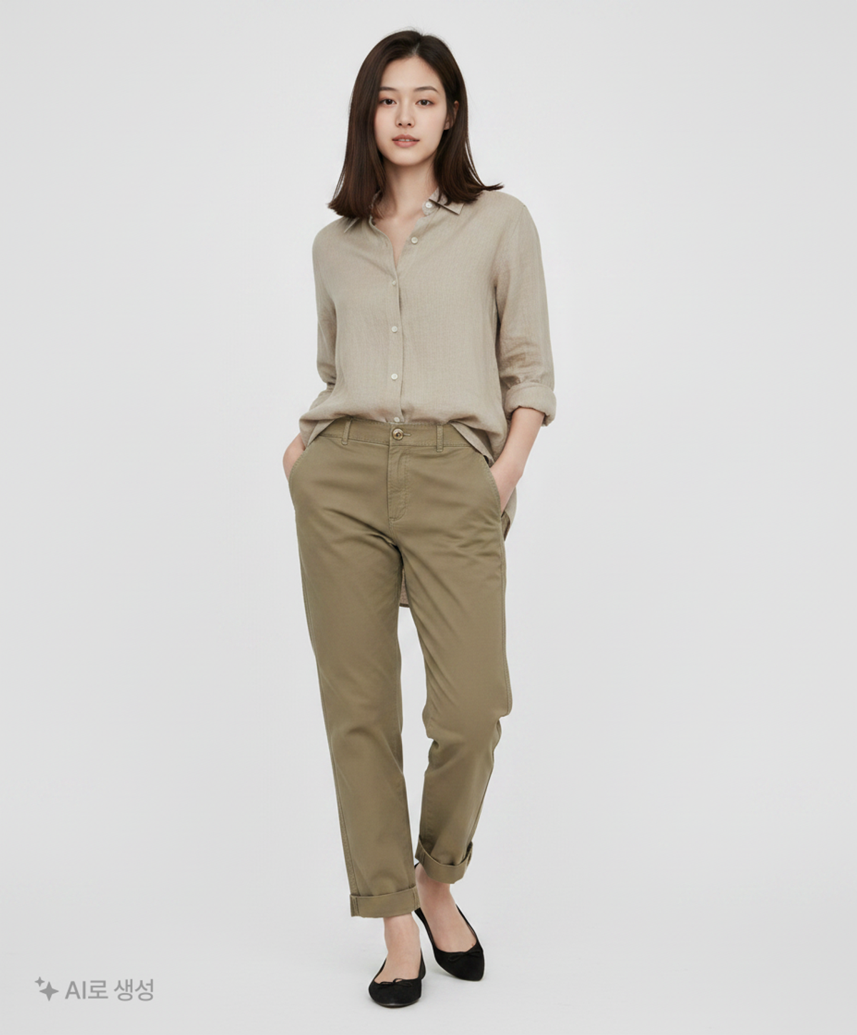 자라(ZARA) 코튼 팬츠 L