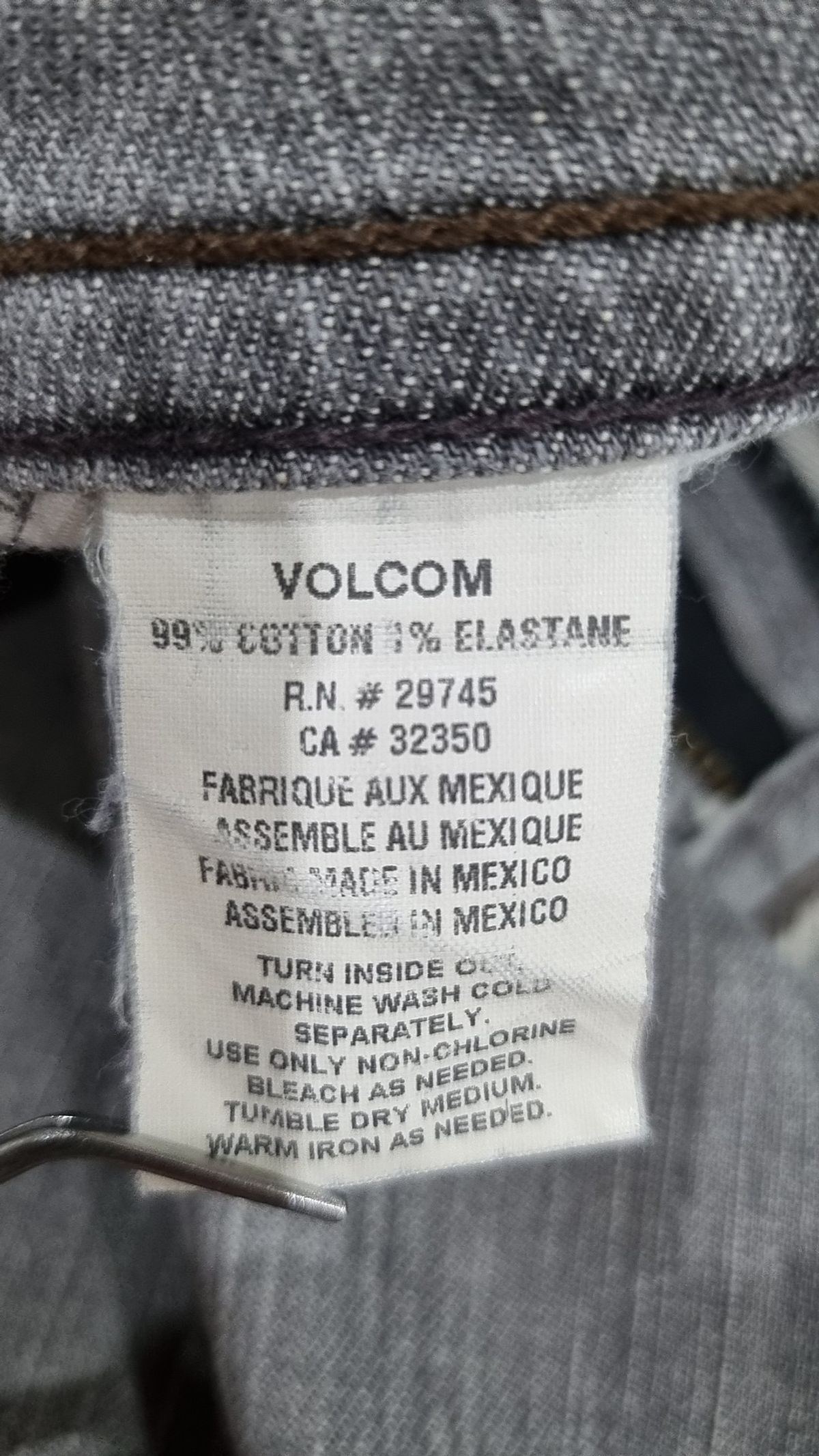볼컴(VOLCOM) 청/데님 팬츠 30