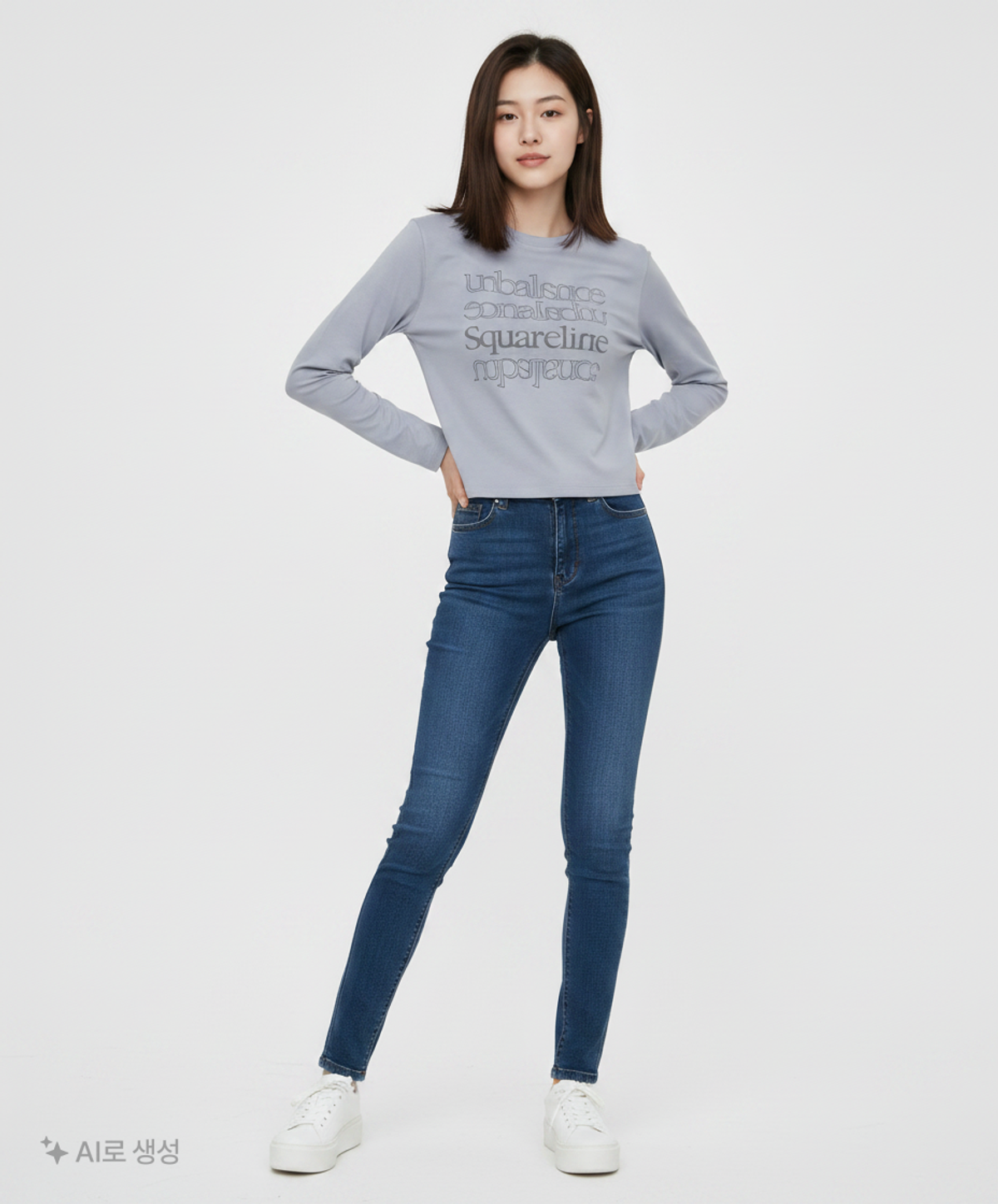 스퀘어라인(SQUARELINE) 긴소매 티셔츠 1