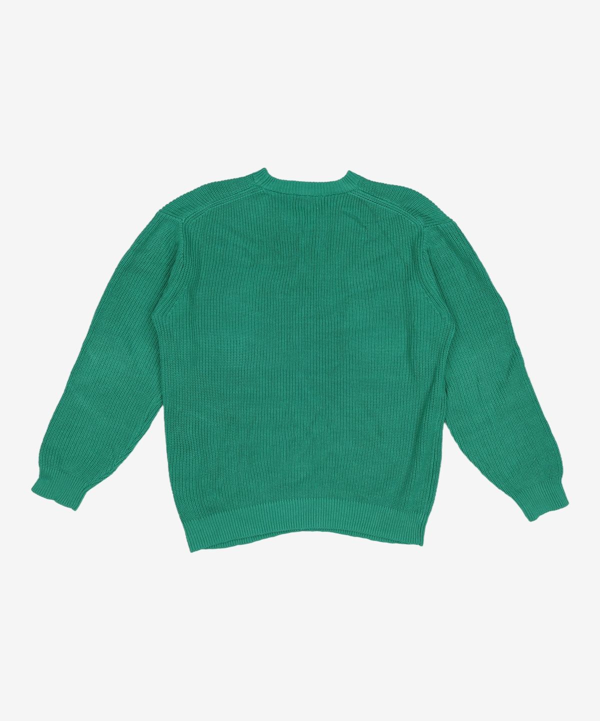키뮤어(KIIMUIR) 22FW 워셔블 크루넥 니트_ 에메랄드 그린 XL