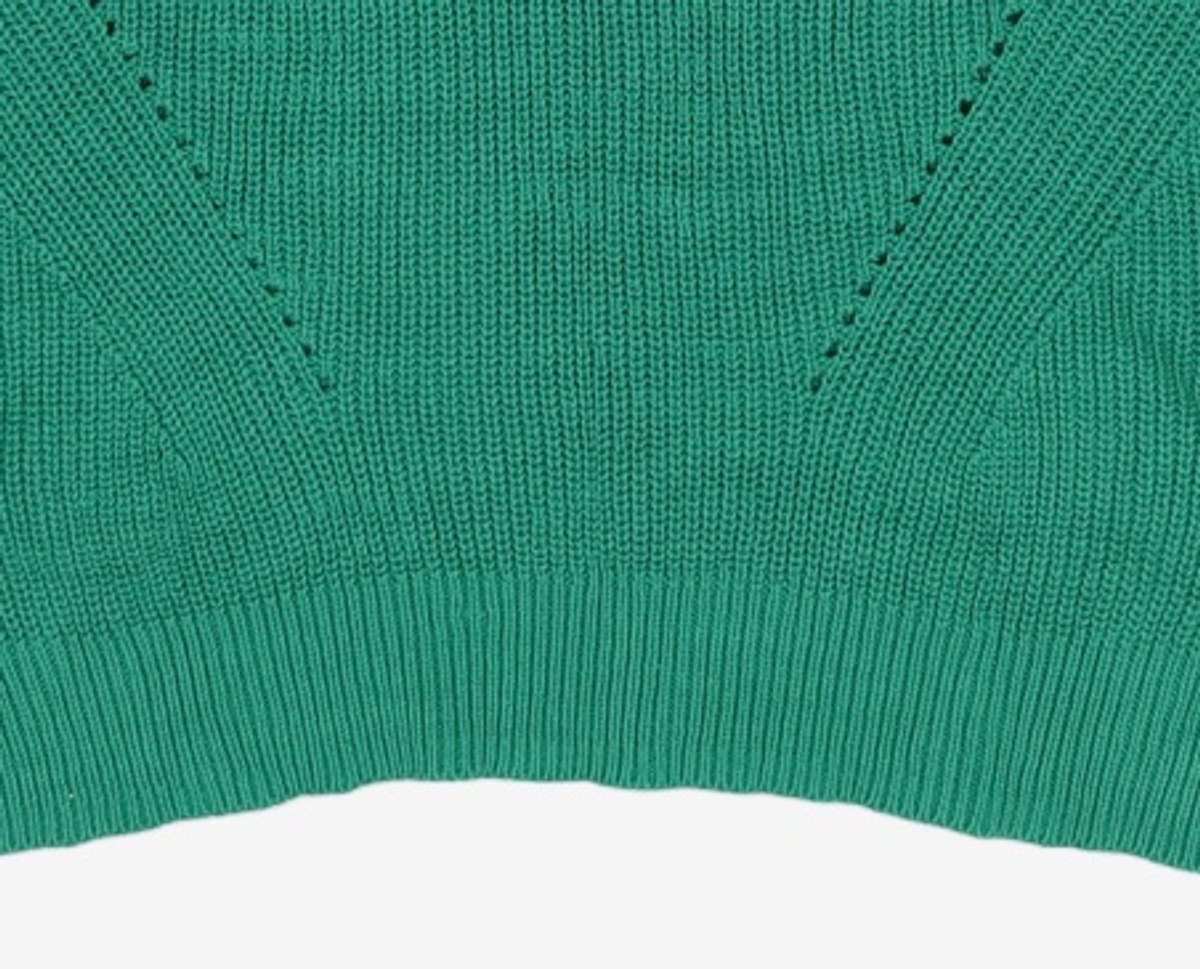 키뮤어(KIIMUIR) 22FW 워셔블 크루넥 니트_ 에메랄드 그린 XL
