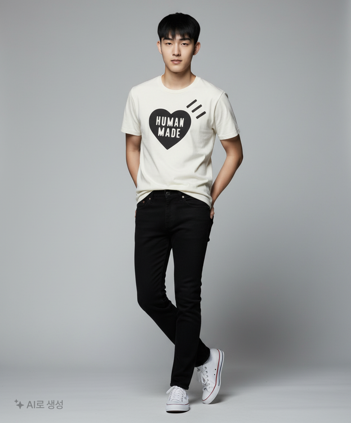 휴먼메이드(HUMANMADE) 반소매 티셔츠 XL