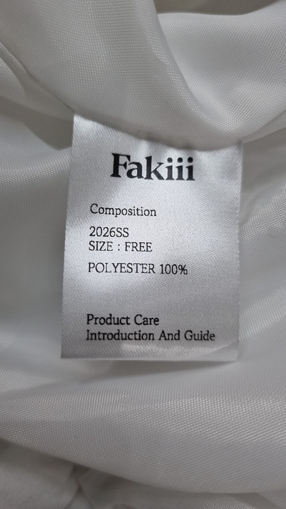 페이키(FAKIII) 롱스커트 FREE