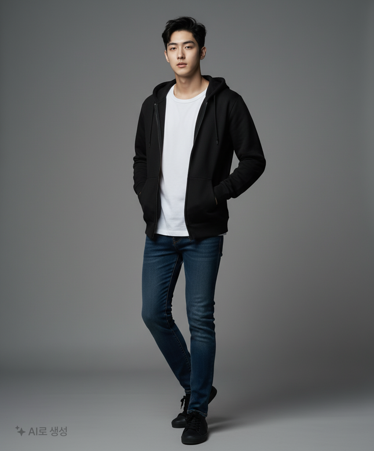 앨빈클로(ALVINCLO) 후드 집업 XL