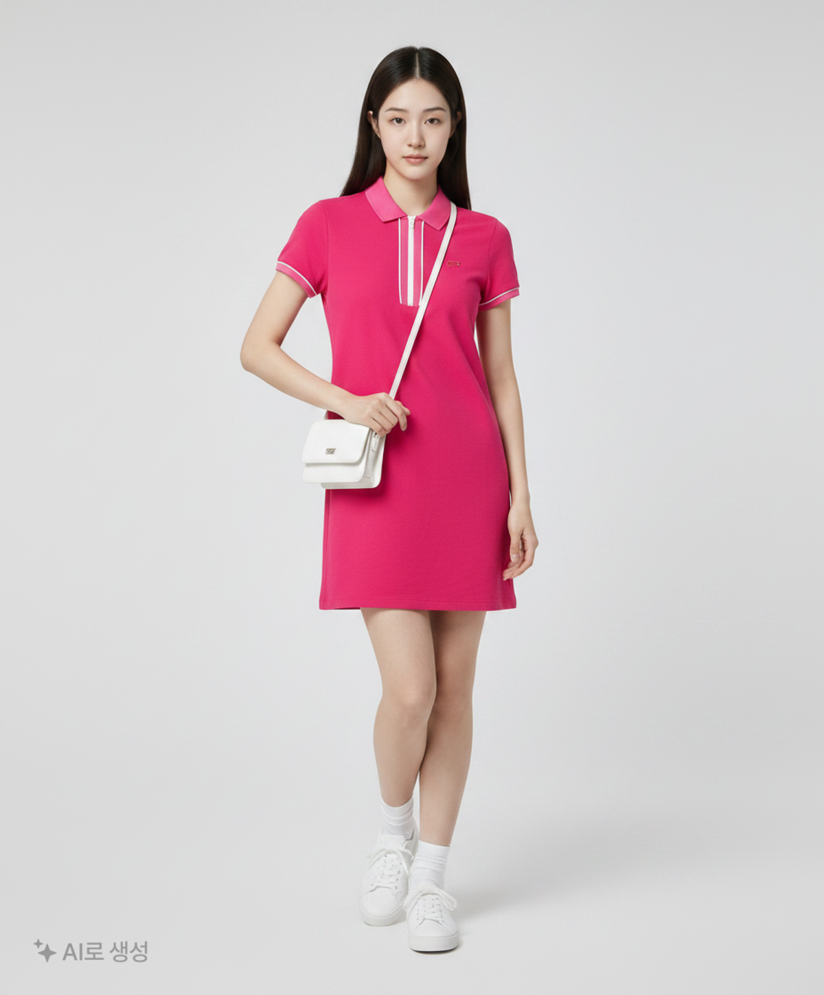 라코스테(LACOSTE) 미니 원피스 34