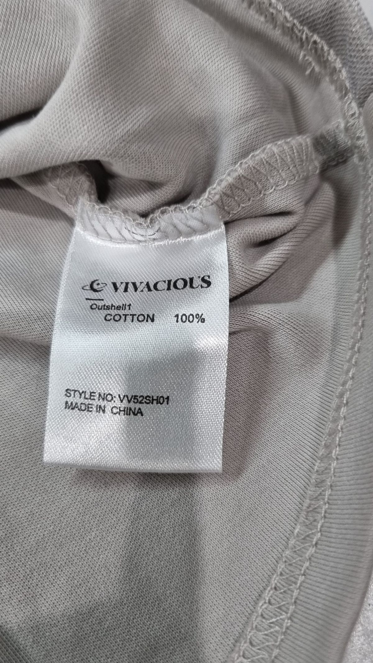 비바셔스(VIVACIOUS) Tinker Bell Short Sleeve LIGHT GREY S