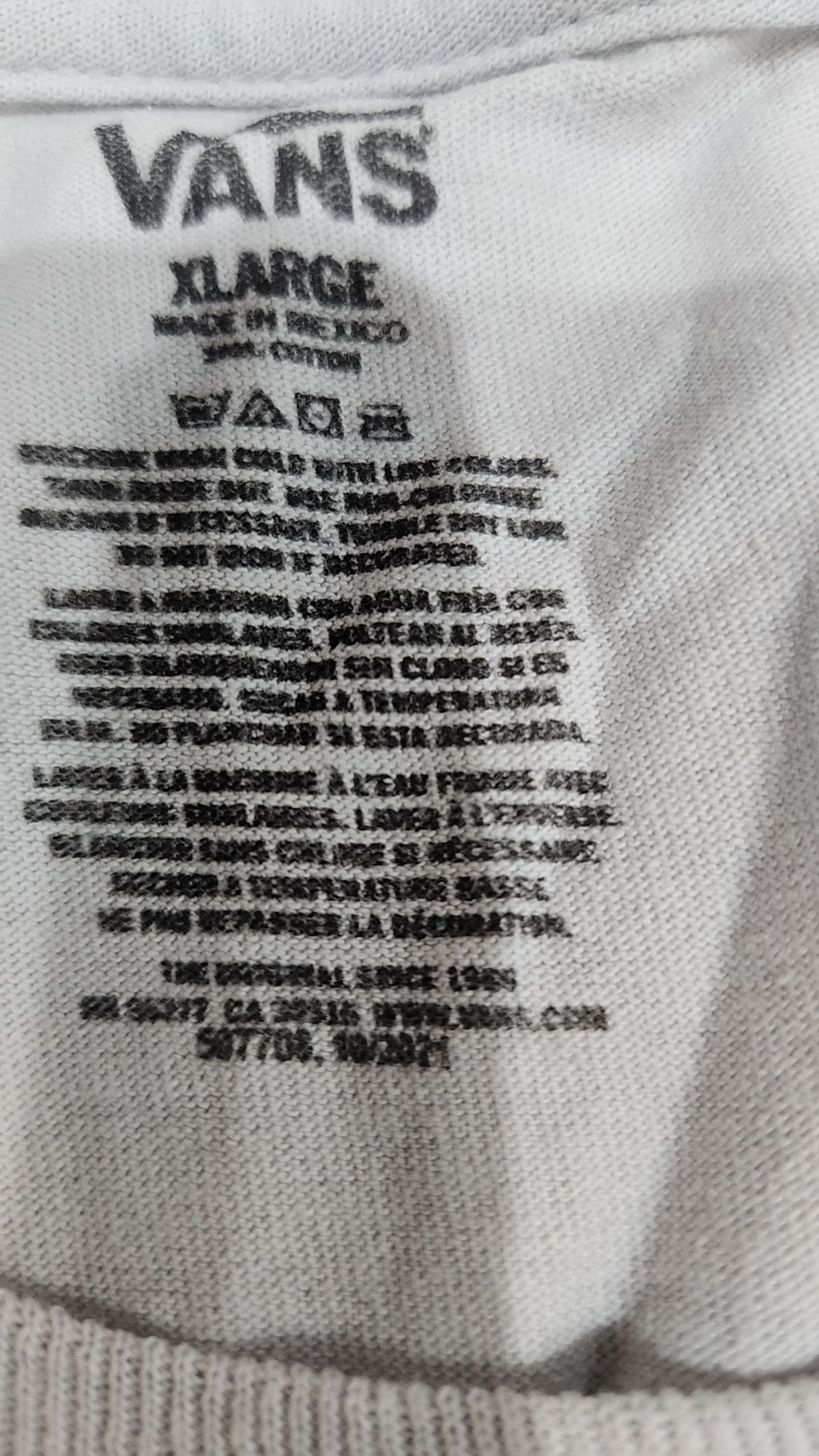 반스(VANS) 반소매 티셔츠 XL