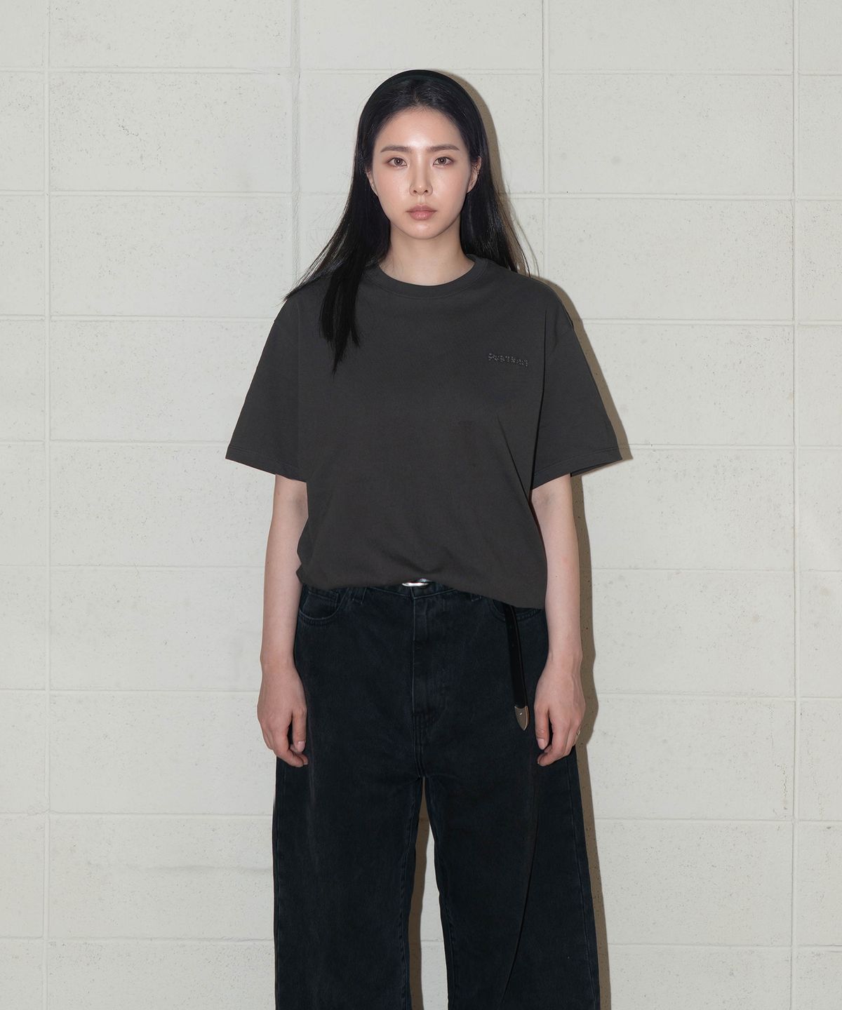 그라프트맨(GRAFTMEN) GRAFTING BUTTERFLY TEE / CHARCOAL