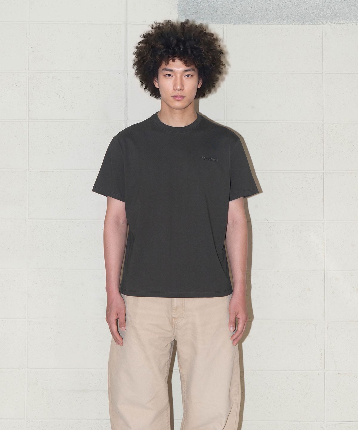 그라프트맨(GRAFTMEN) GRAFTING BUTTERFLY TEE / CHARCOAL