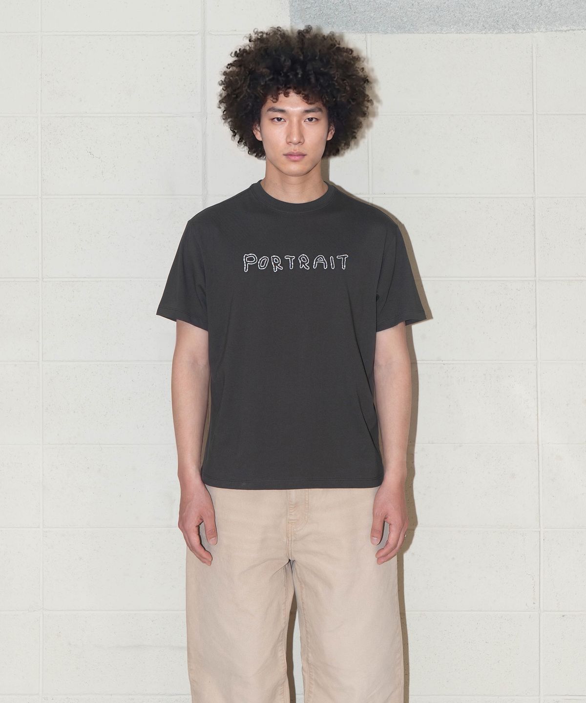 그라프트맨(GRAFTMEN) GRAFTING PORTRAIT TEE / CHARCOAL