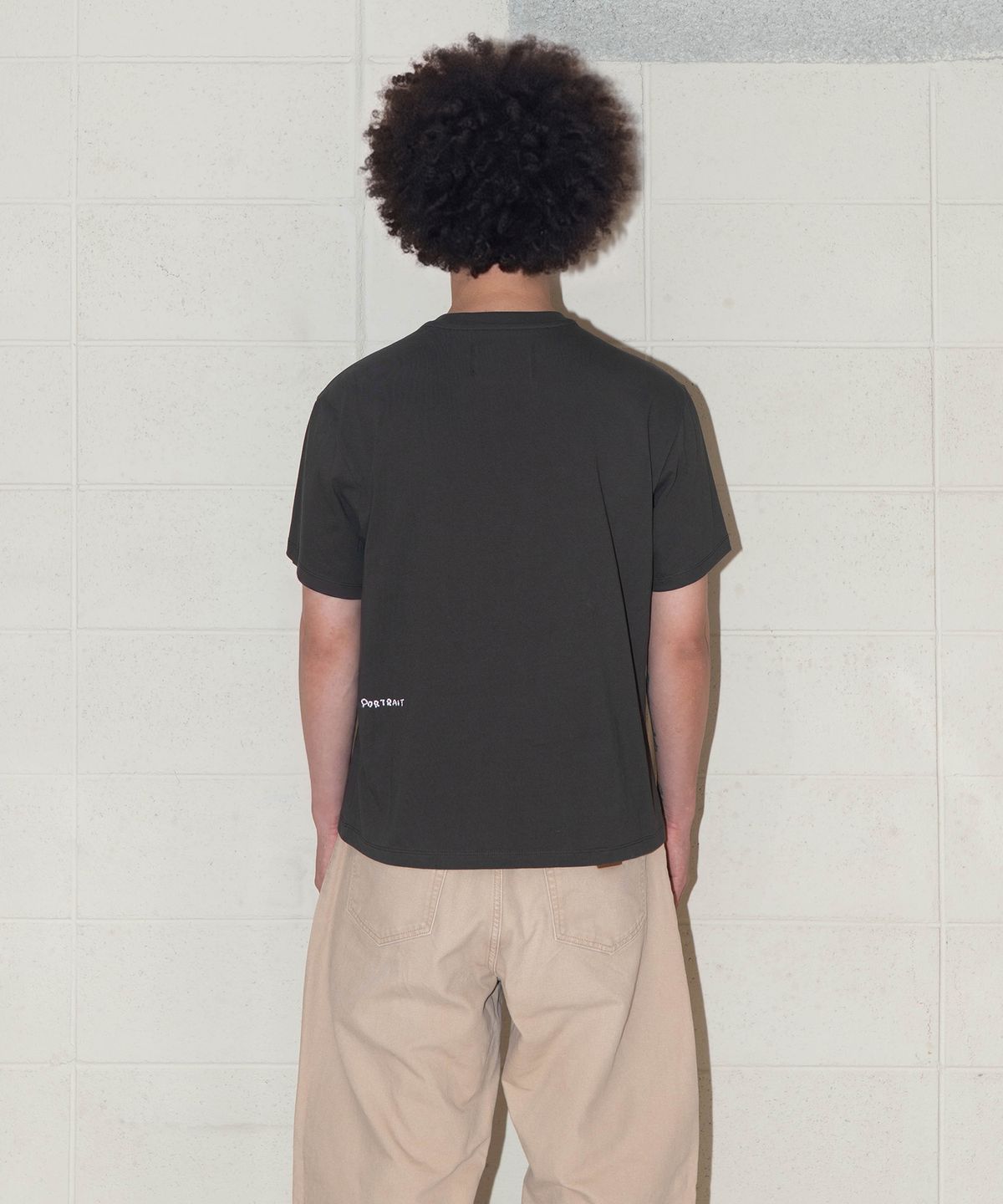 그라프트맨(GRAFTMEN) GRAFTING PORTRAIT TEE / CHARCOAL