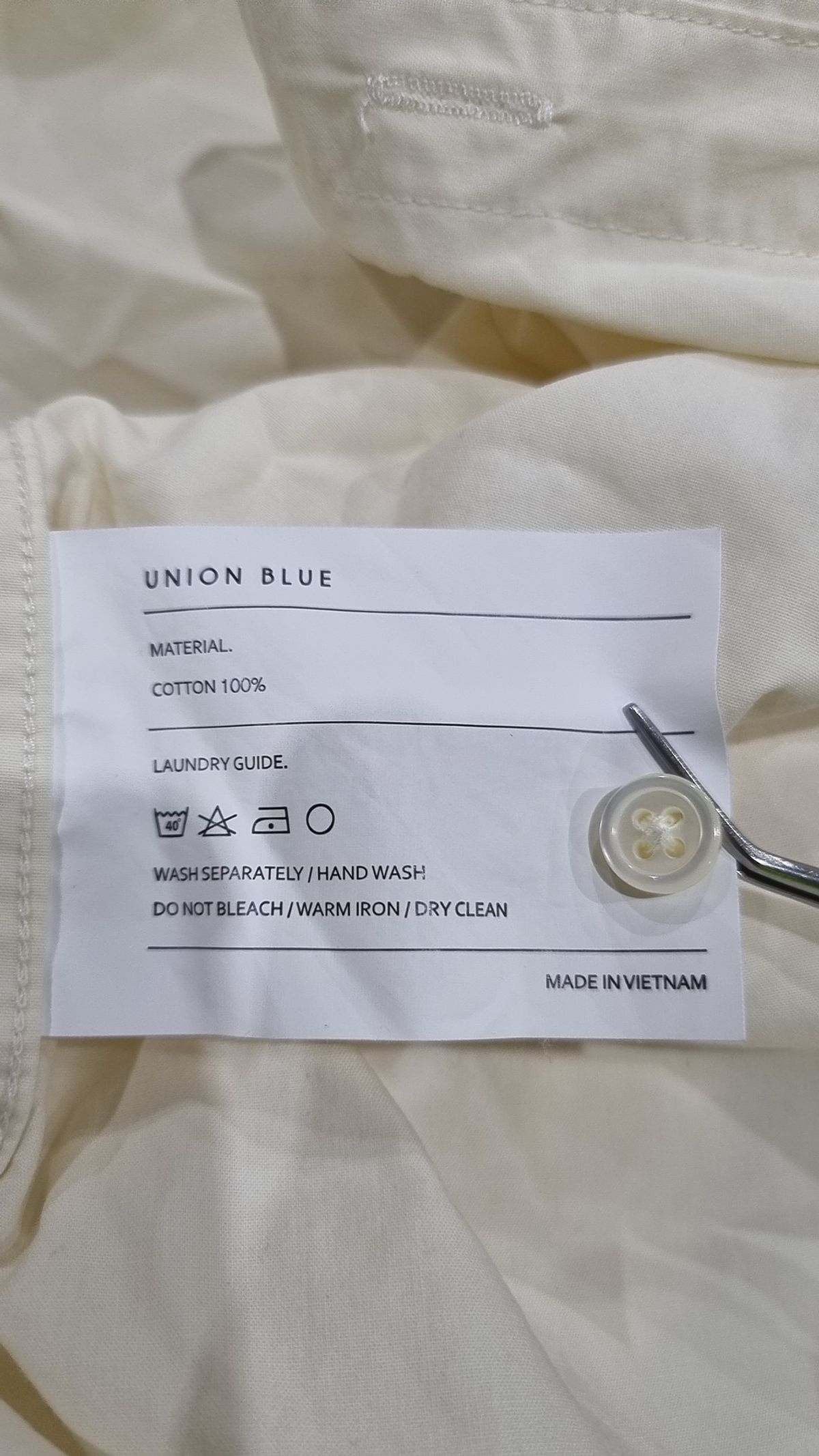 유니온블루(UNION BLUE) 캐주얼 셔츠 S