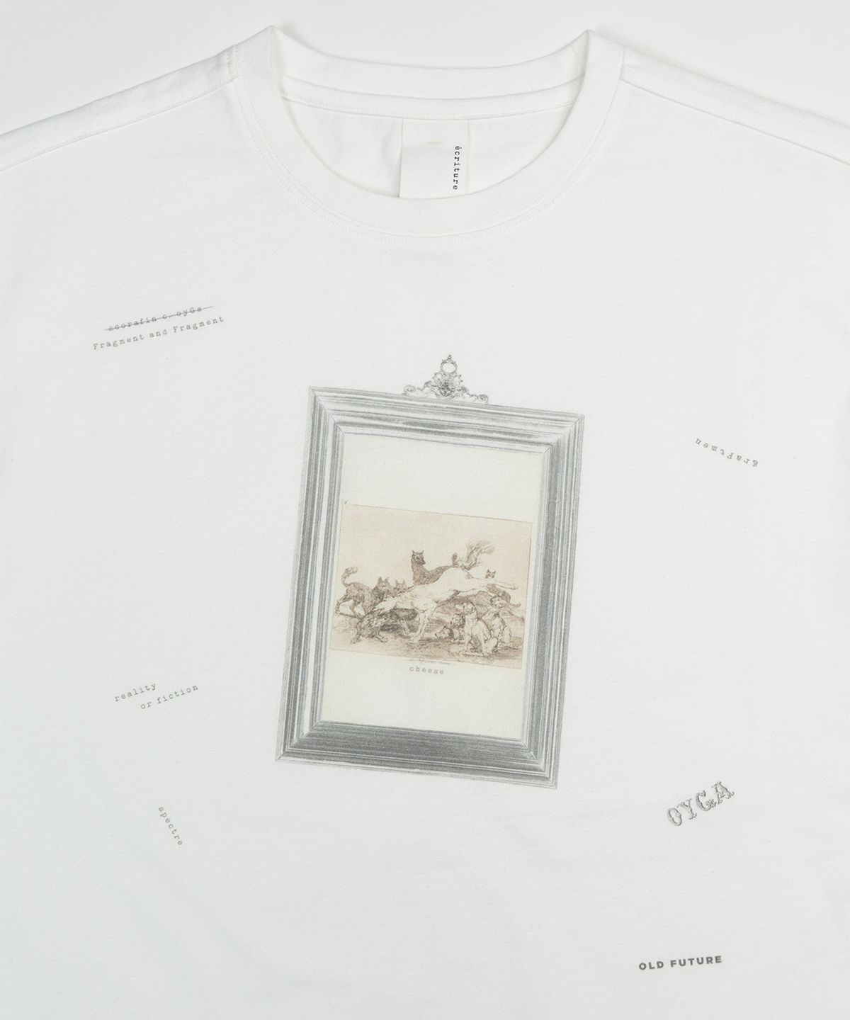 그라프트맨(GRAFTMEN) GRAFTING OYGA CHEESE TEE / OFF-WHITE