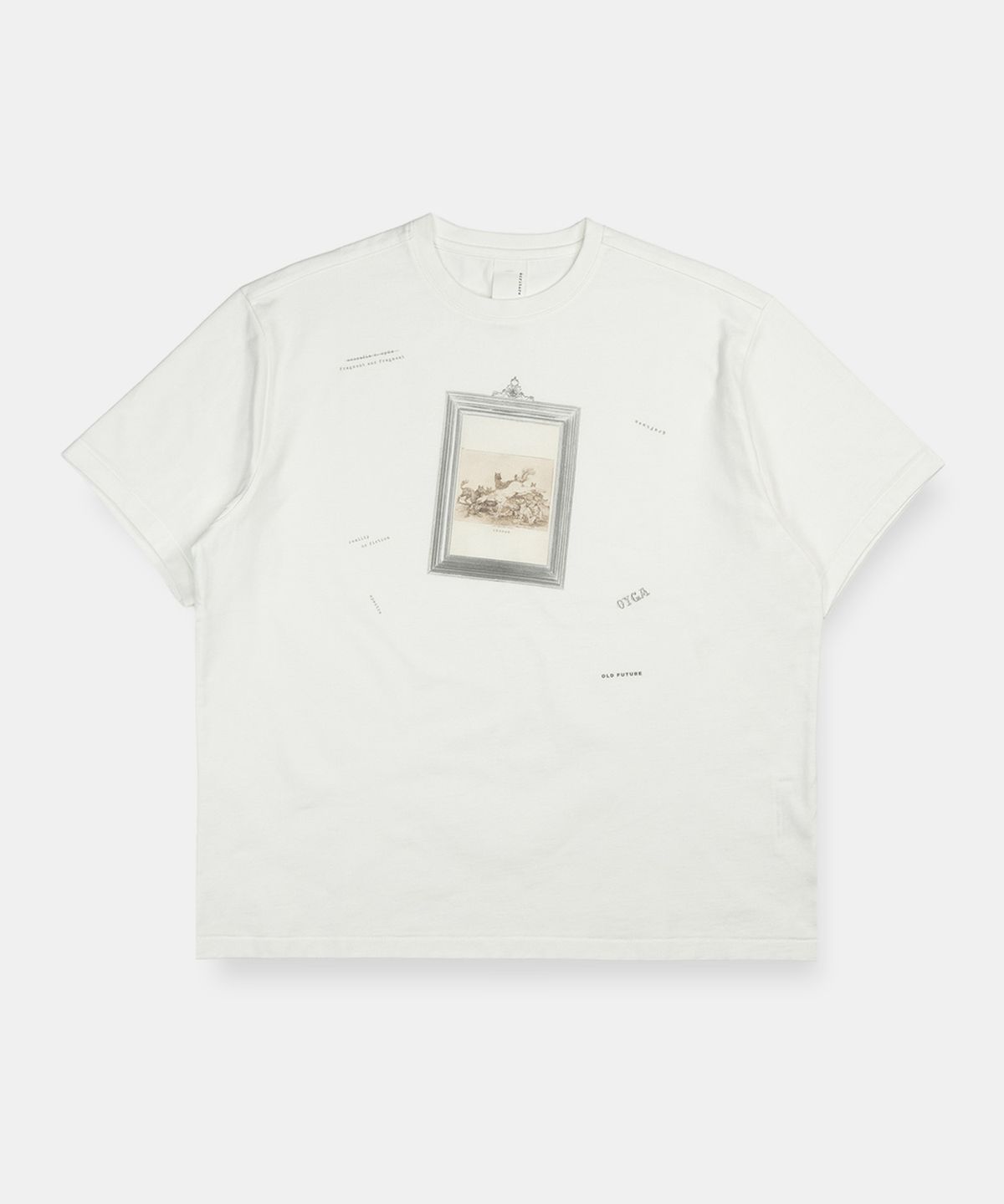그라프트맨(GRAFTMEN) GRAFTING OYGA CHEESE TEE / OFF-WHITE
