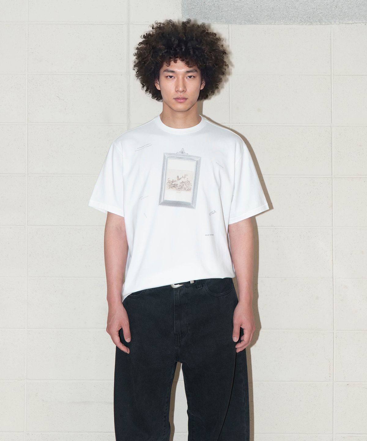그라프트맨(GRAFTMEN) GRAFTING OYGA CHEESE TEE / OFF-WHITE