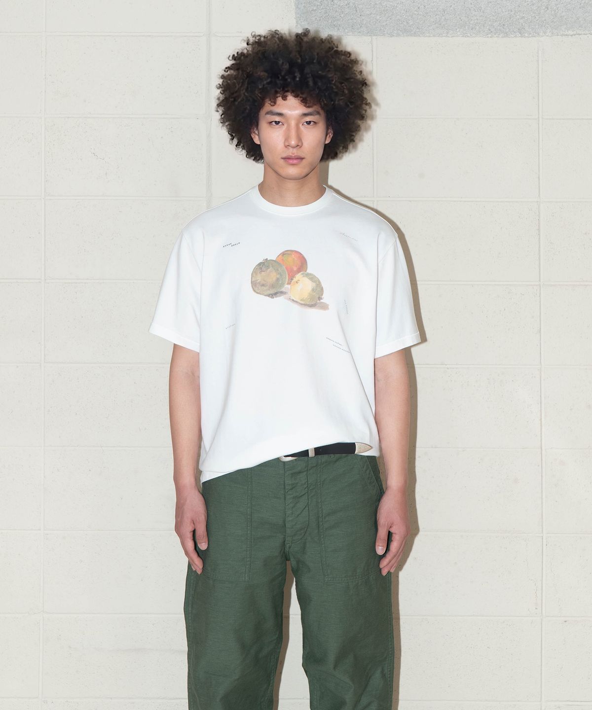 그라프트맨(GRAFTMEN) GRAFTING APPLE TEE / OFF-WHITE